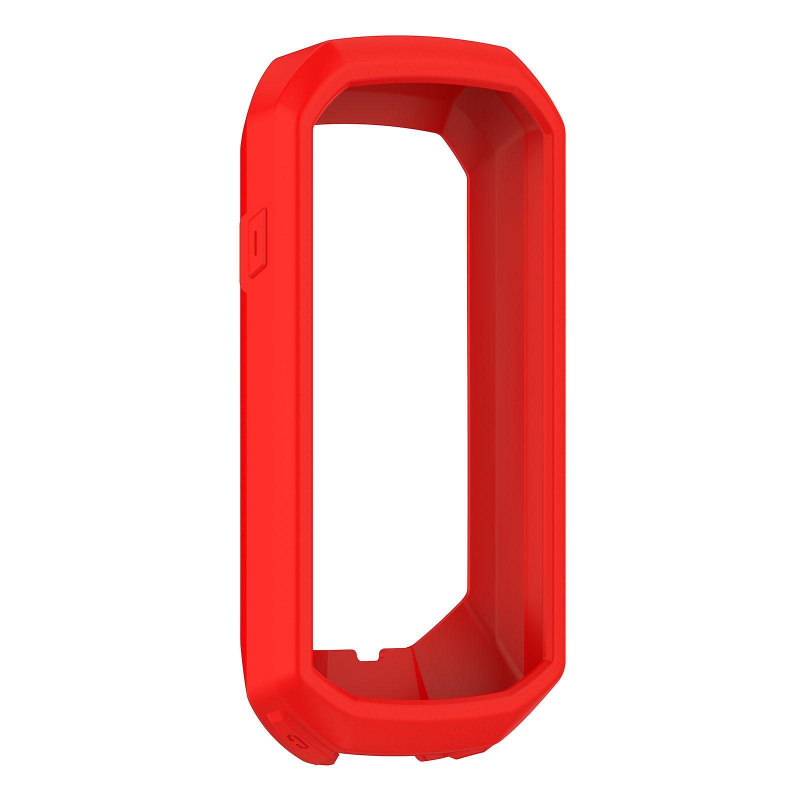 

Силиконовый чехол для Garmin Edge 1050, водонепроницаемый чехол, мягкий защитный чехол, устойчивый к царапинам, чехол-бампер с половинным покрытием красный