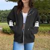 Women's Fashion Casual Long Sleeve Solid Color Hooded Sweatshirt Tops