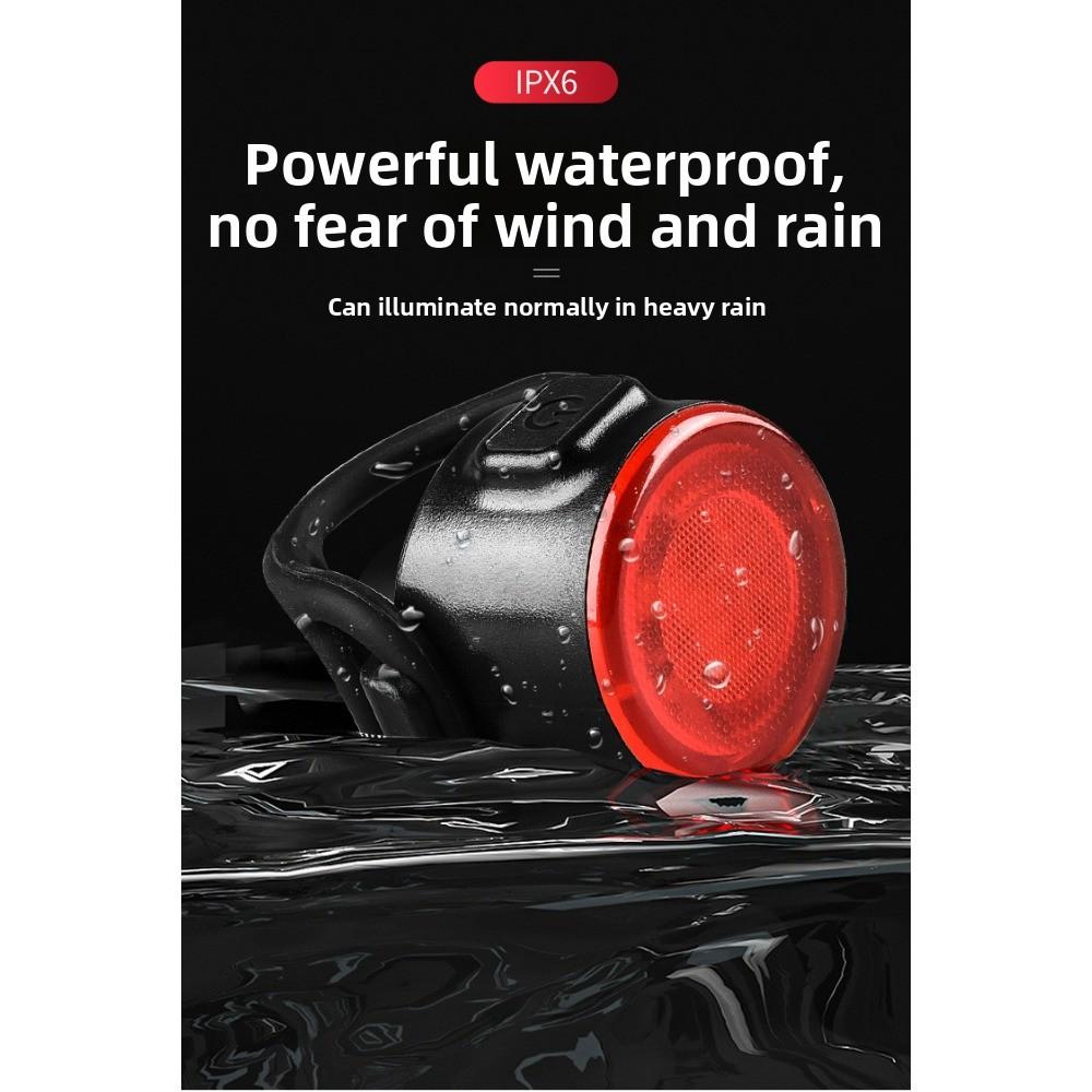 USB Highlight Bicycle Tail Light, Mountain Bike Headlight Set, Night Riding Safety Warning Light