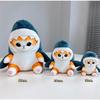 Cartoon Cute Shark Fried Shrimp Cat Plush Doll Pendant Charm Package Pendant Gifts