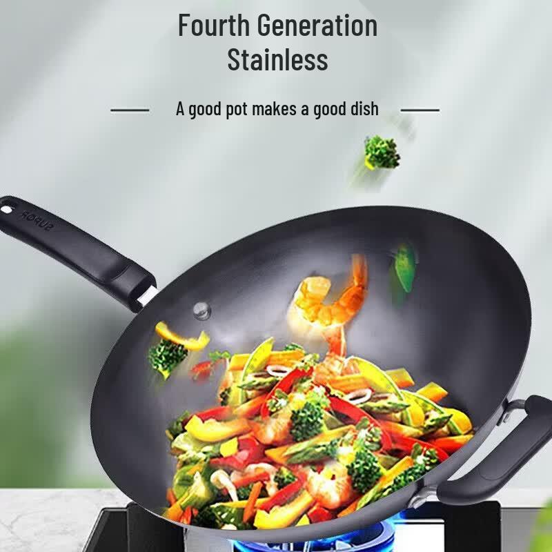 Supor 32cm Rust-Resistant Iron Wok