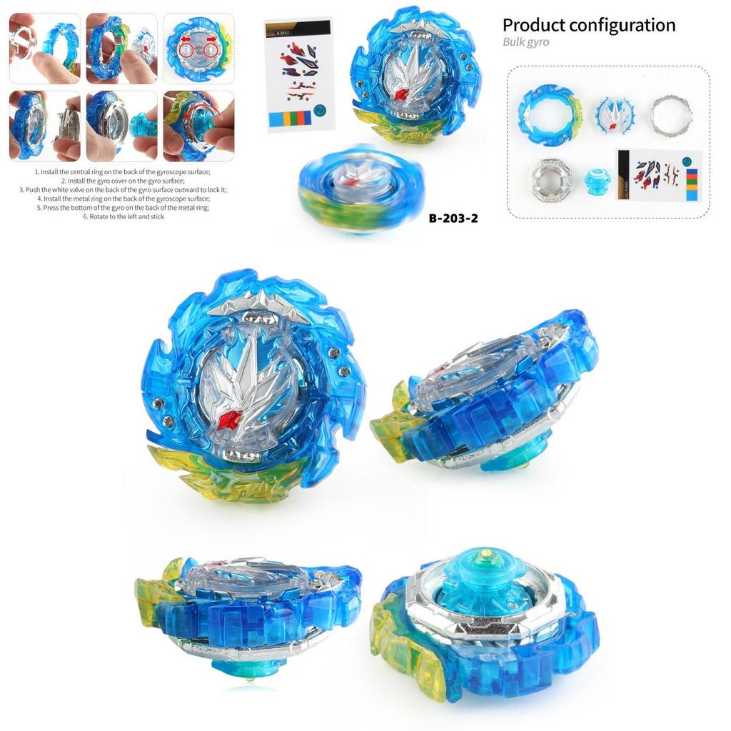 Flame Beyblade B-203-2 Left Gyro Ultimate Fusion Dx Toy Kids Gift!