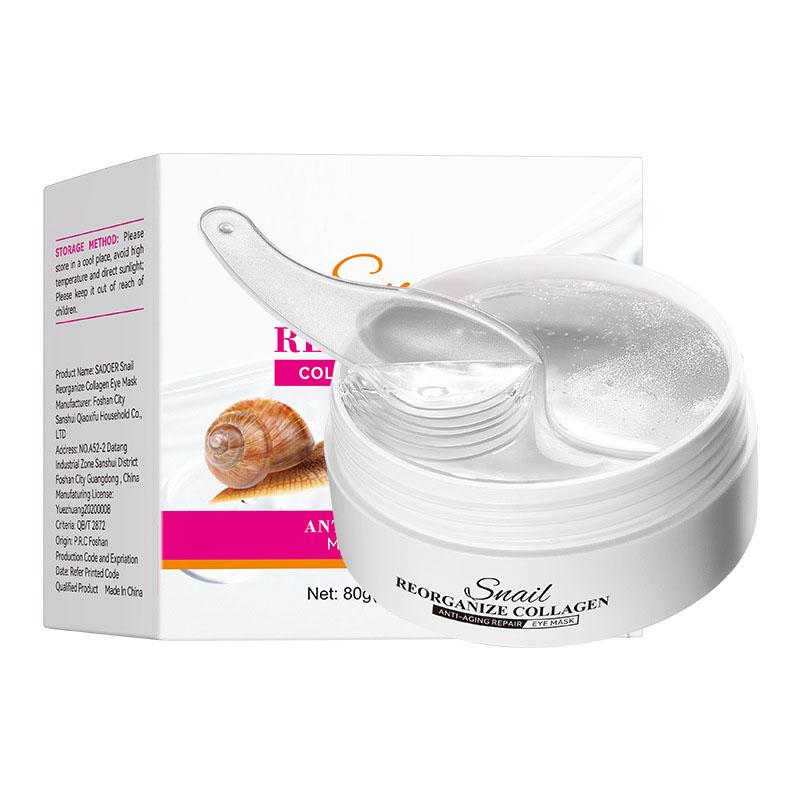 Gold Infused Eye Mask Pads Set, Hydrating Collagen Treatment for Dark Circles, Anti-Aging 60-Piece Skincare Universal