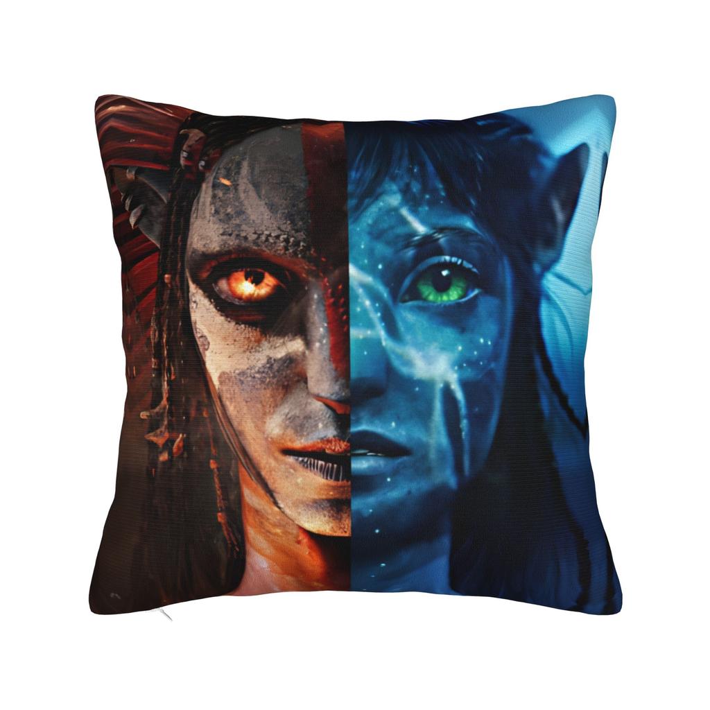 Sci-fi Avatars 3 Square Pillow Cases Cushion Covers Awesome Zippered Decor Pillowcase for Home 45x45cm