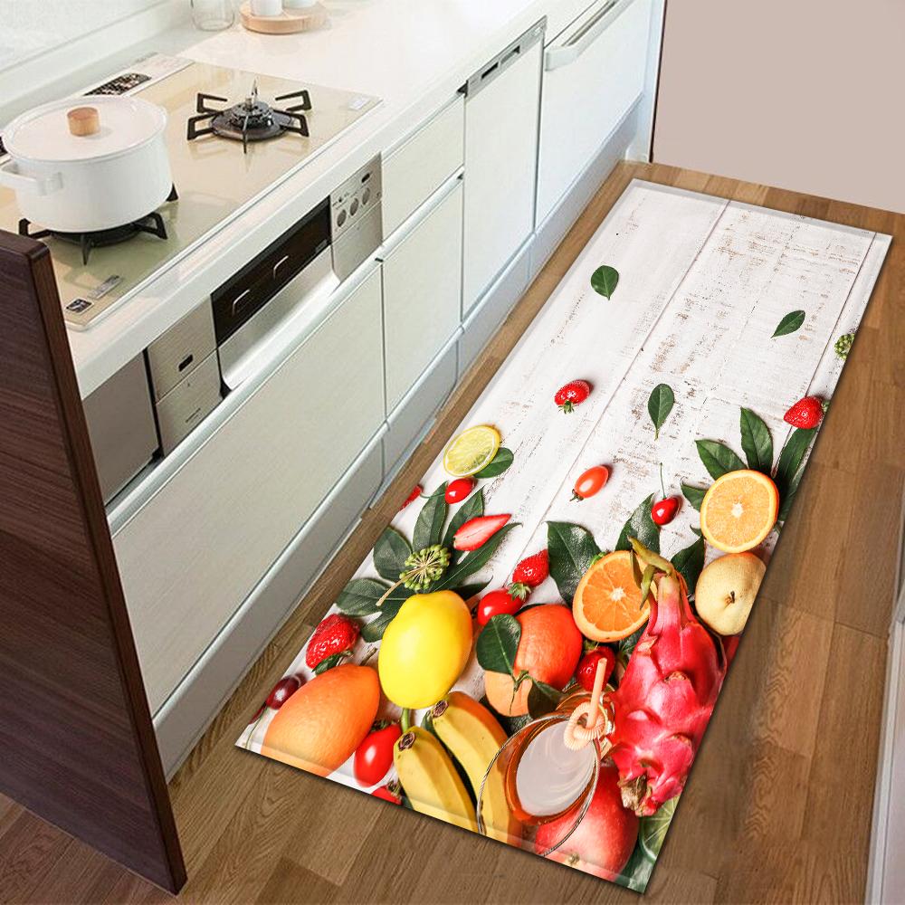 Kitchen Door Mat Bedroom Carpet Non-slip Floor Balcony Corridor Long Carpet Bedside Living Room Floor Mat