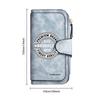 Vintage Long Wallet Multi Card Holder Casual Fashion Coin Purse for Daily Use