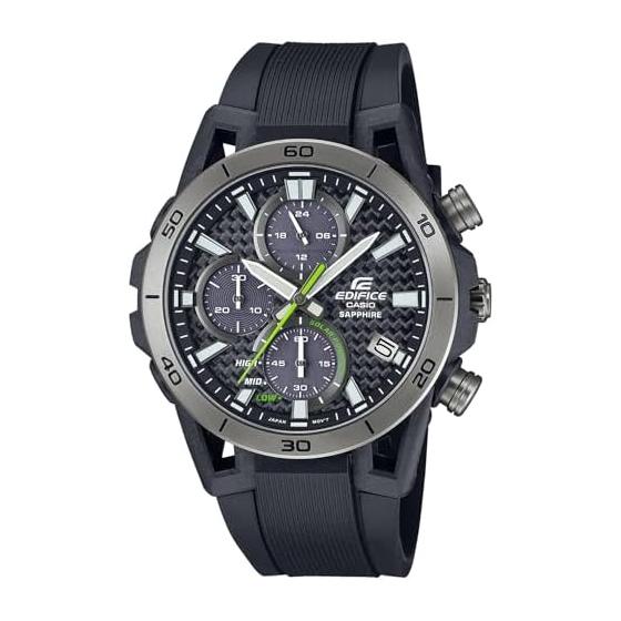 [Casio] Edifice Watch [Domestic Genuine Product] SOSPENSIONE Solar Charging Sapphire Glass EFS-S640PB-1AJF Men s Black x Yellow