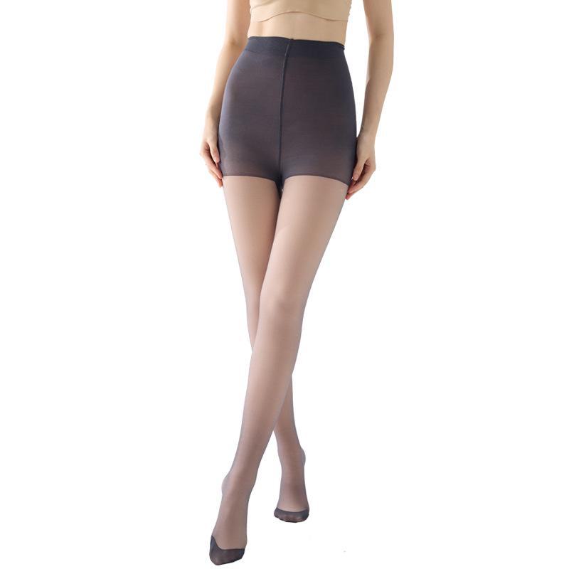 Xijin Chili Pepper Damen Samt Nude Schwarz Seide Fußlose Strumpfhose für Herbst und Winter