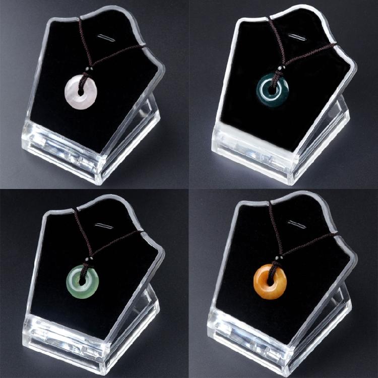 Natural Crystal Agate Aesthetic Necklace Fashion Simple Clavicle Chain Women