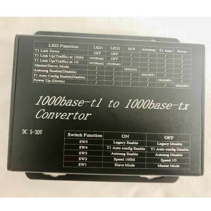Broadcom Gigabit Automotive Ethernet Test Box