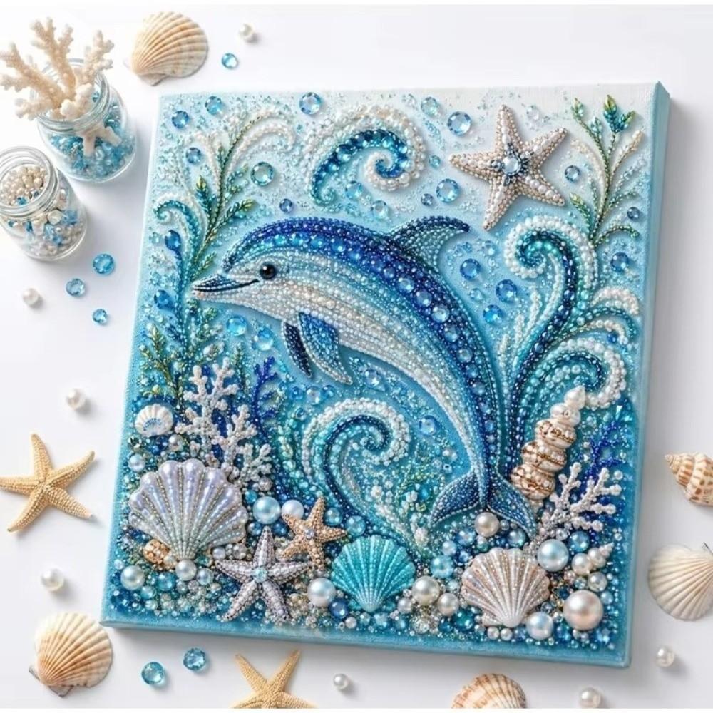 Sparkling Octopus DIY Pearl Painting Kit Turtle Ocean  Art Set  Sea Enthusiast