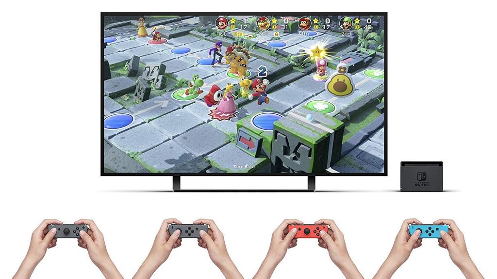 Super Mario Party Switch akryl nøkkelring - (original inkludert)
