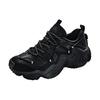 New Cushioned Slip Resistant Low Top Chunky Sneakers Men's Black 112418853-3