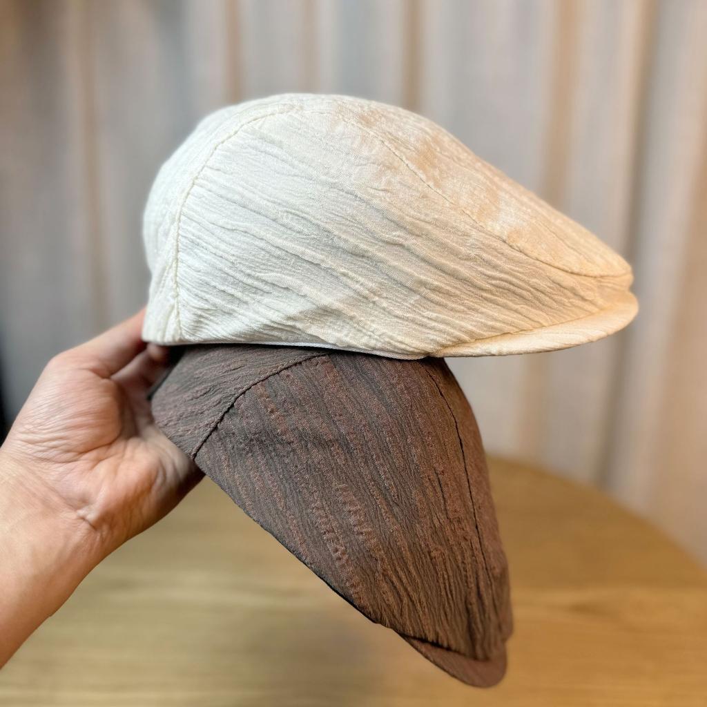 Japanese Retro Solid Color Simple Progressive Hat Women's Spring and Summer Casual All Match Face Showing Little Painter Hat Korean Beret