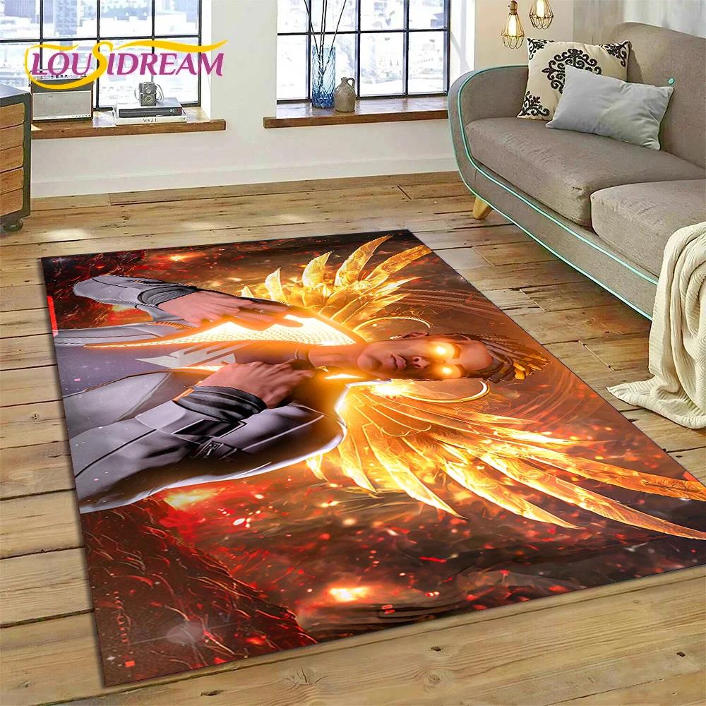 3D Newest VALORANT Cartoon Game Rug Carpet for Living Room Bedroom Decor,Floor Mat Non-slip Decoration for Sofa Doormat Gift Kid