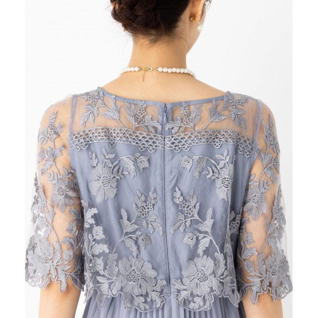 Used Dorry Doll Original Pattern Embroidery Lace Pleated Dress