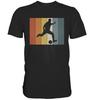 Soccer Retro Footballer T-Shirt Gifts Football Club - Vintage Premium Shirt