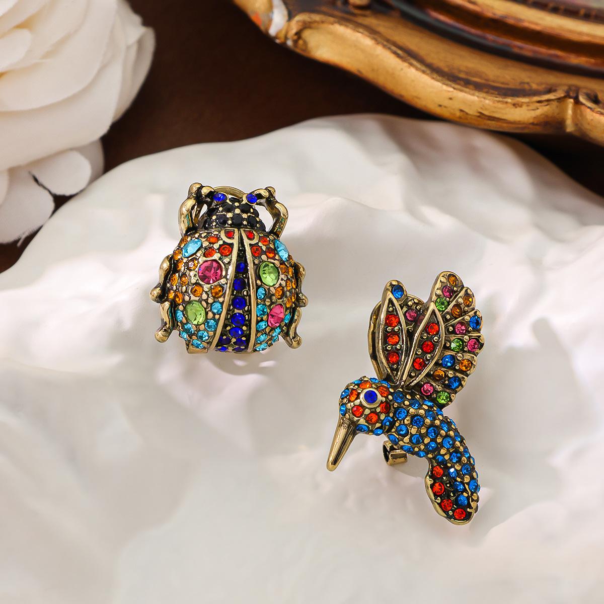 Vintage Insect Earrings Fashion Retro Lively Cute Series