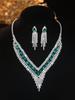 Alloy Necklace Set - Fashionable Banquet Jewelry Chain For Women - Bridal Wedding Jewelry Set