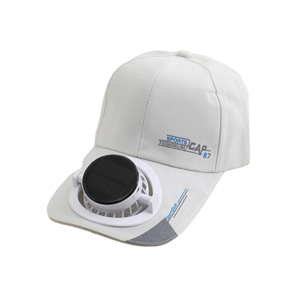 

Sunshade Baseball Cap Breathable Men Sun Hat New Solar Fan Hat Outdoor бежевий