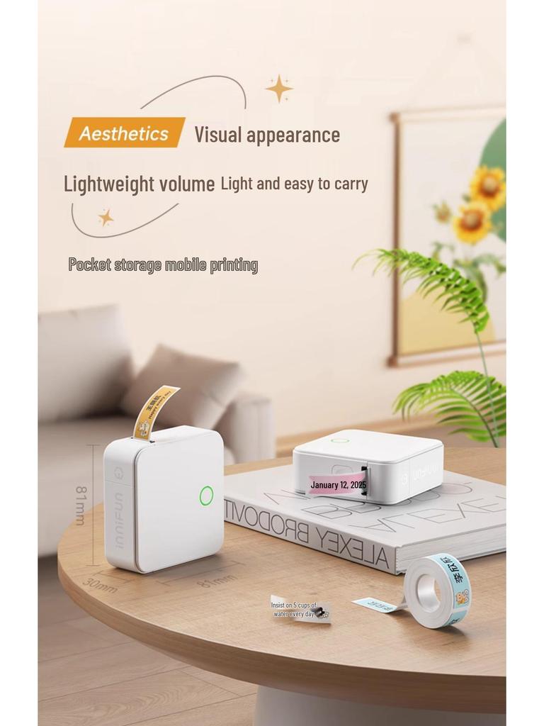Deton P0 Portable Bluetooth Thermal Label Printer