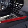Bright Red Carbon Fiber Console Gear Shift Both Side Cover For BMW Z4 G29 19-22