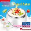 Automatický výrobník jogurtu, natto a rýžového vína s 50 prášky s bakteriemi a 3 kelímky - Multifunkční domácí mini stroj