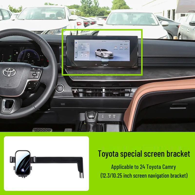 Toyota Auto-Bildschirm Handyhalter - Horizontale Stumme Spiegel-Navigationshalterung