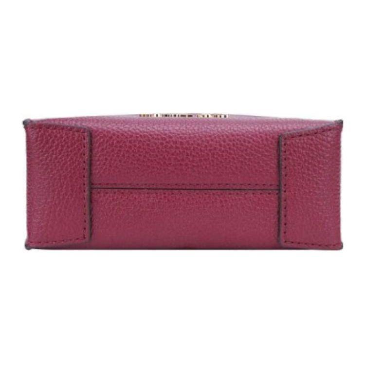 Michael Kors Mk Letter Pendant Solid Pebble Grain Leather Tote Bag Shopping Bag Shoulder Bag Handbag Crossbody Bag Mini Women Tote 35S1GM9TOL-MULBERRY