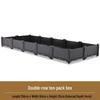 Extra Large Multi-layer Rectangular Planting Box for Home Balcony - Ideal for Fruits, Vegetables, and Flowers