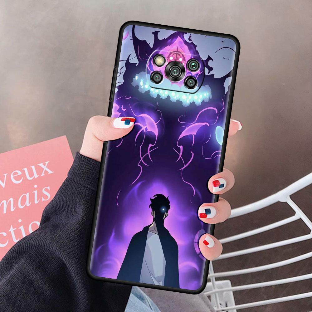 Husa din Tpu pentru Xiami Poco X3 NFC M3 F1 F3 M4 Pro Husa de telefon moale pentru Mi 11 Lite 11T 10T Pro Note 10 Funda Anime Solo Leveling Sac