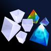 For Better Life 1Pc 3D Pyramid Silicone Mold DIY For Crystal UV Epoxy Cubic Triangular Cone Home Decoration Arts and Crafts