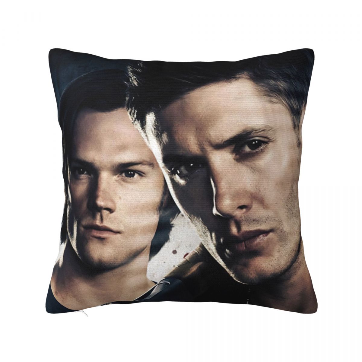 

Dean Winchester Supernatural Television Pillow Cover Pillow Case Cushion Cover Funny Pillowcases For Sofa Car Home Decor 18x18Inch