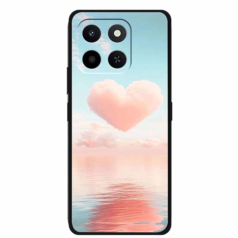 Phone Case For Honor X7D Honor 400 Smart Honor Play10T 5G Soft Silicone TPU Protector Shell Cartoon Gift Anime Funda Flower Capa