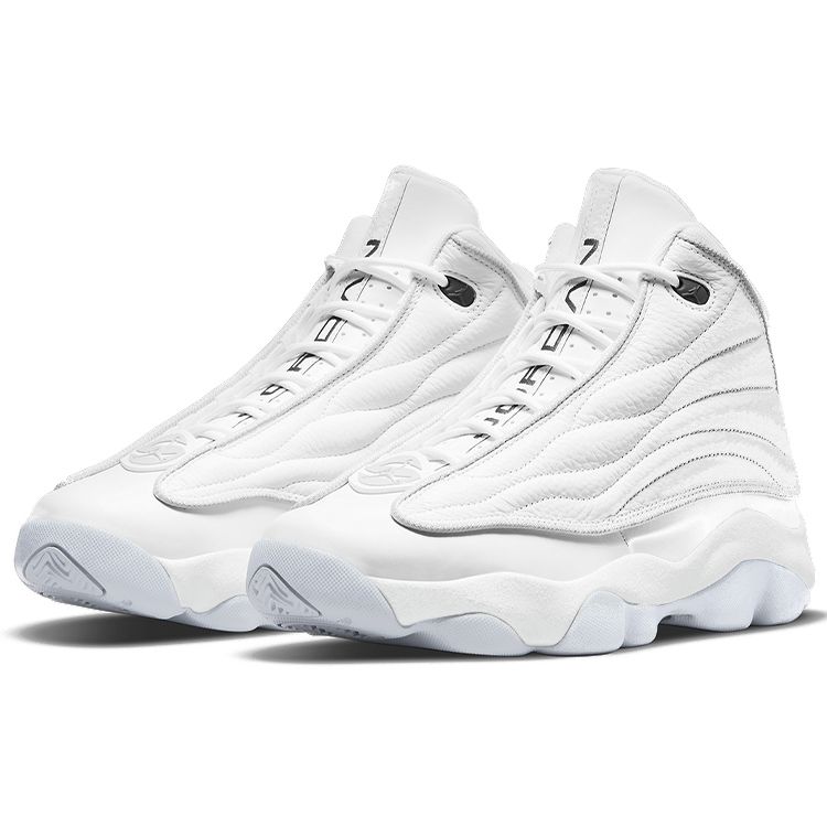 Air Jordan Pro Strong Weiß Metallic Platin Herren Sneaker Anthrazit DC8418-103