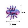 3D Printed Spider Animals Toy Realistic Colorful Spider Figurine Articulated Fidget Toy for Spider Lovers Halloween Home Decor