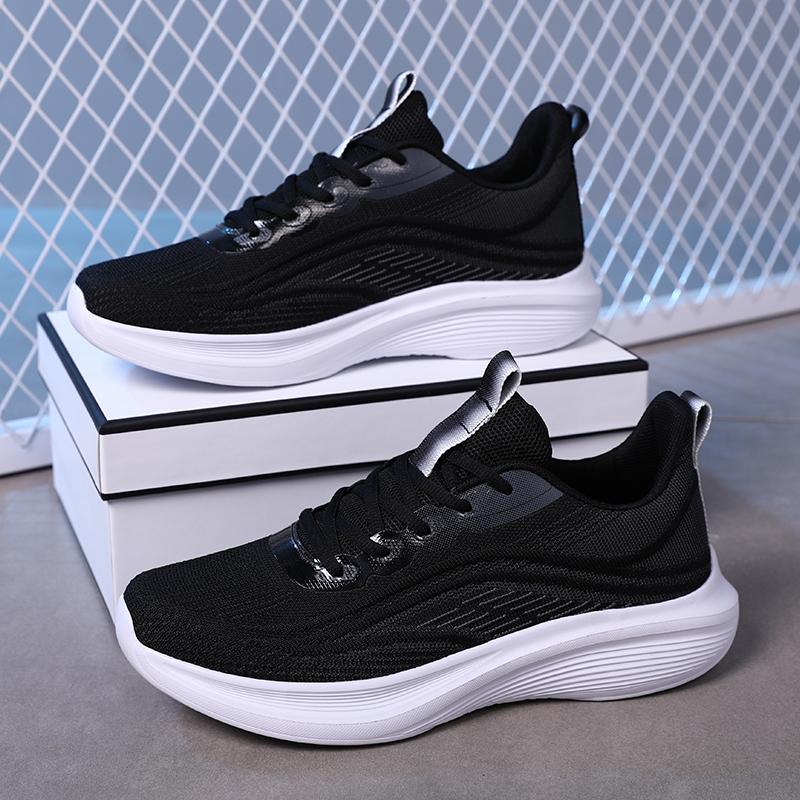 Men's Lightweight Breathable Sports Shoes Mesh Breathable Hiking Lightweight Soft Soled Student Casual Running Shoes for Women