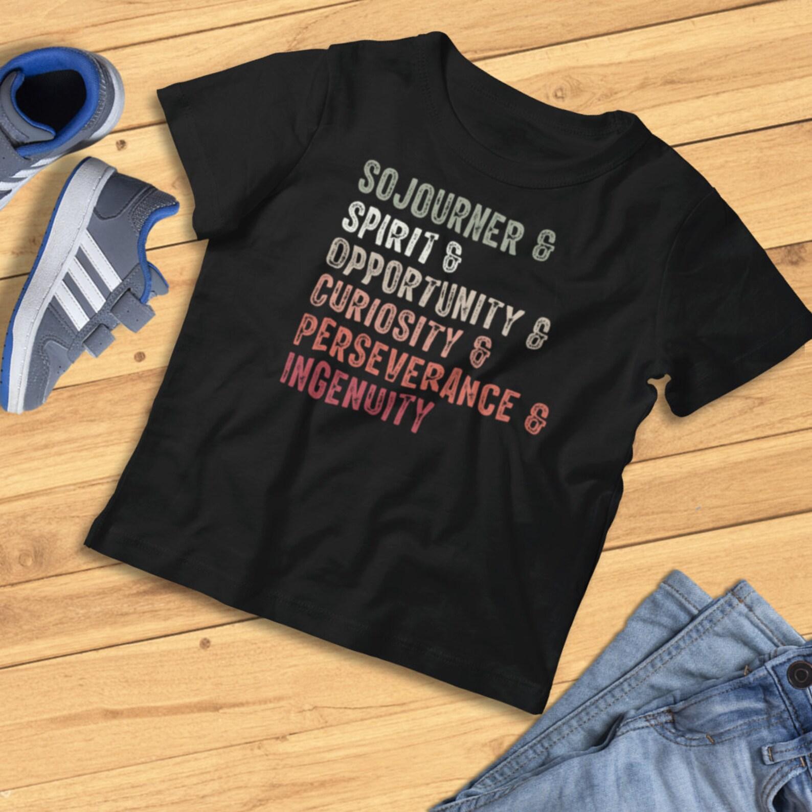 Sojourner, Spirit, Opportunity, Curiosity, Perseverance & Ingenuity - Mars Rovers - Kids T-Shirt 2XL