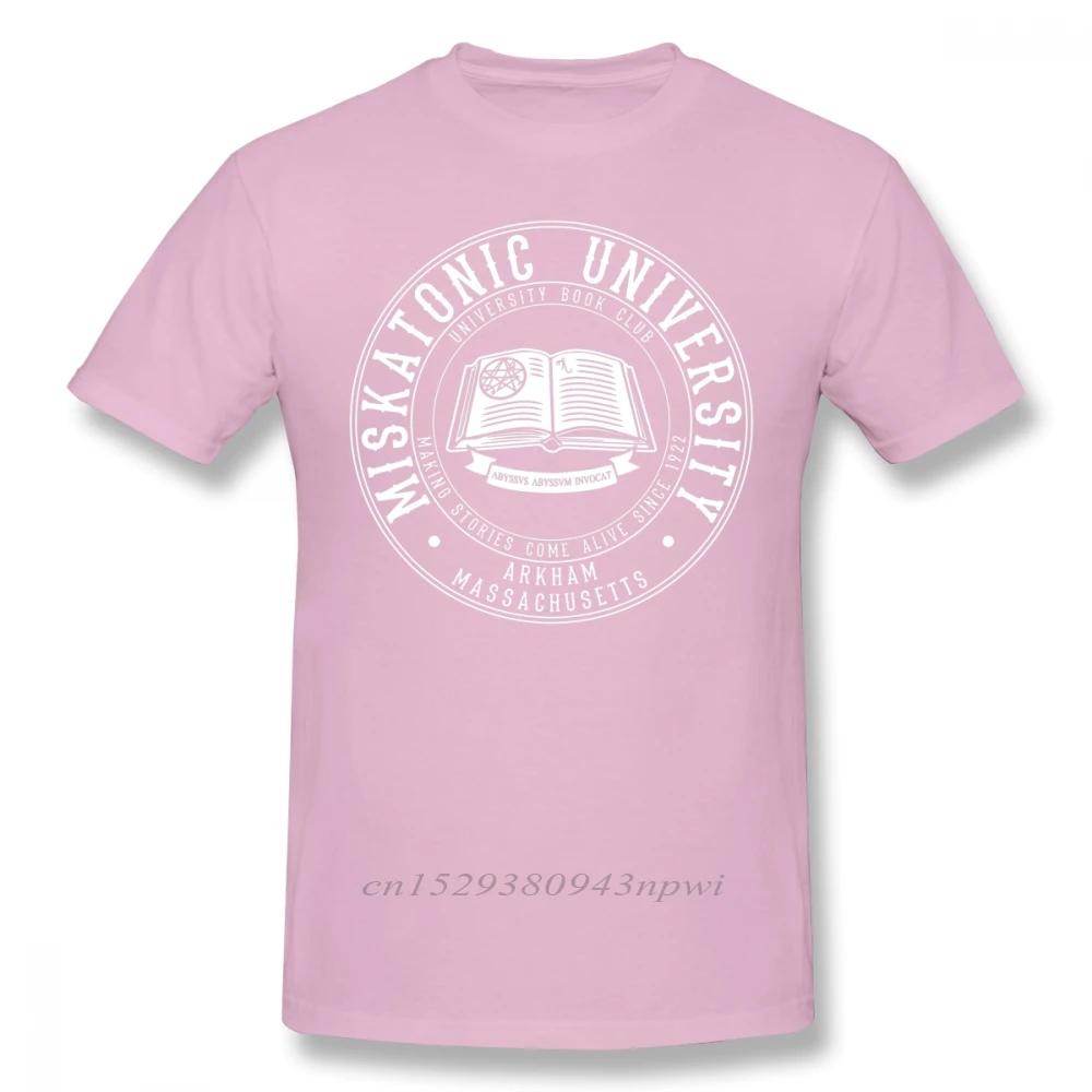 Arkham Horror T Shirt Miskatonic University Book Club T-Shirt Short Sleeve 100% Cotton Tee Shirt Oversized Streetwear Tshirt