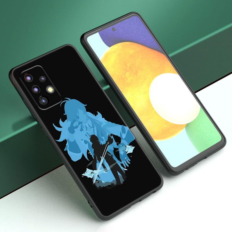 Genshin Impact Anime Phone Case For Samsung A04 A21 A30 A50 A52 S A13 A14 A22 A23 A32 A53 A73 5G A11 A12 A31 A33 A51 A70 A71 A72