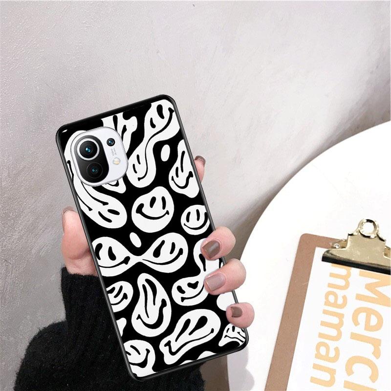 Trippy Smiley Phone Case for Xiaomi 12 Mi 10T 11T 11 Pro 10 10T 11 lite 10pro 11Ultra Poco X3 Pro Poco F3 M3