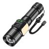 30W LED Rechargeable Flashlight 2000 High Lumens Torch with COB Light Handheld Flashlight for Home Camping Hiking Emergency