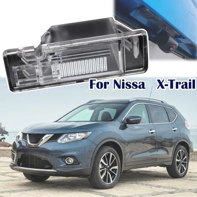 For Nissa X-Trail T31 2007 2008 2009 - 2013 Parking Rear View Camera Bracket Waterproof Cover Case Housing License Light Stand