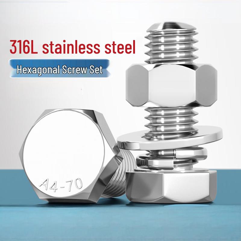 Yi Shuxiang A4-70 Stainless Steel Hexagon Head Bolt & Nut Sets