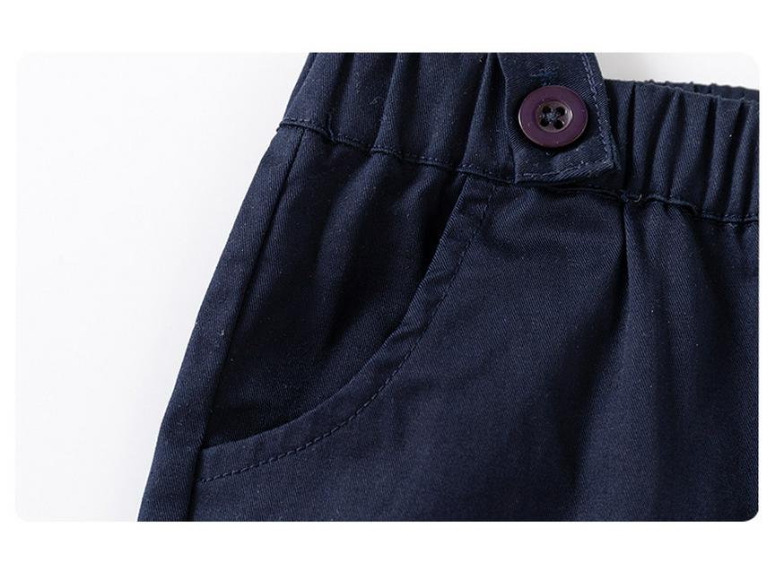 Boys' Spring/Summer First Birthday Outfit - Short-Sleeved Shirt & Long Overalls