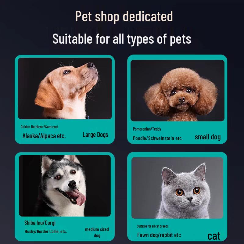 Zhigao High-Power Pet Clipper for Cats & Large Dogs - Professional Hair Trimmer