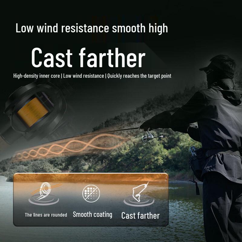 Hailongwang True Sinking MODO 4th Gen 8+1 Braided PE Fishing Line