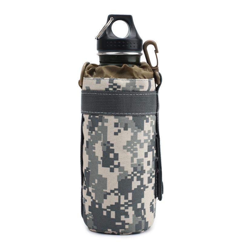 Durable Insulated Water Bottle Pouch - Tactical Outdoor Waist Bag Sleeve