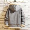 Men Cashmere Jacket Winter Hooded Coat Plus Velvet Thick Warm Jacket Retro Style Coat for Youth