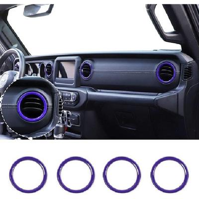 Dashboard Air Conditioner Vent Cover Inner Trim Accessories for Jeep Wrangler JL